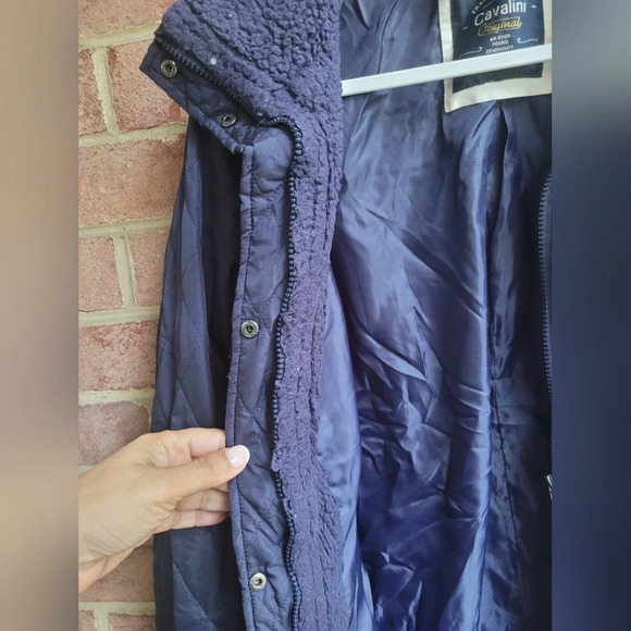 Cavalini Women's Navy Quilted Jacket - Picture 6 of 11